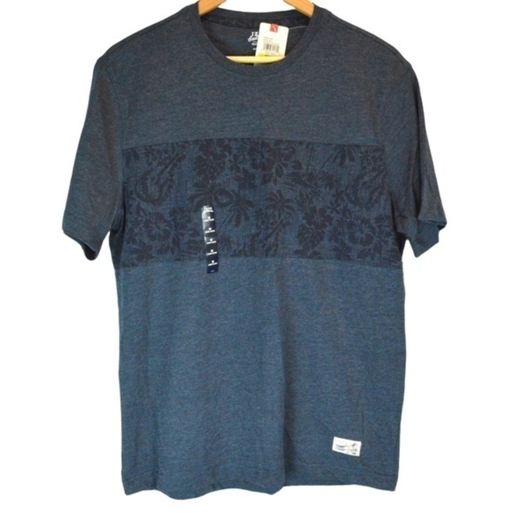 NWT IZOD Saltwater Relaxed Classic Tee - Navy, Medium